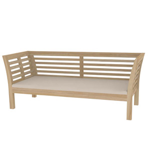 Massivholz Daybed aus zertifiziertem Plantagenteak