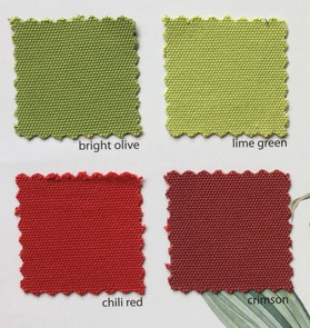 Outdoor Bezugsstoff  Bright Olive Lime Green, Chili Red, Crimson,Outdoor Bezug Wasserfest