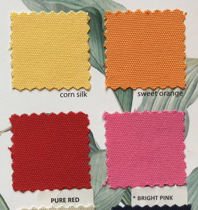 Outdoor Bezugsstoff wasserfest, Pure Red & Bright Pink, Corn Silk, Sweet Orange