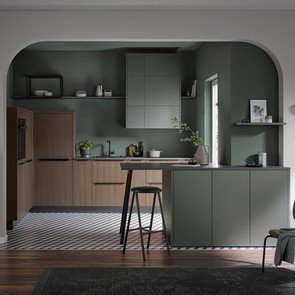 Moderne Küche im Altbau