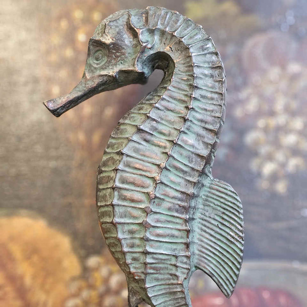 Kunstobjekt Seepferdchen  Marino