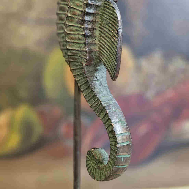 Kunstobjekt Seepferdchen  Marino