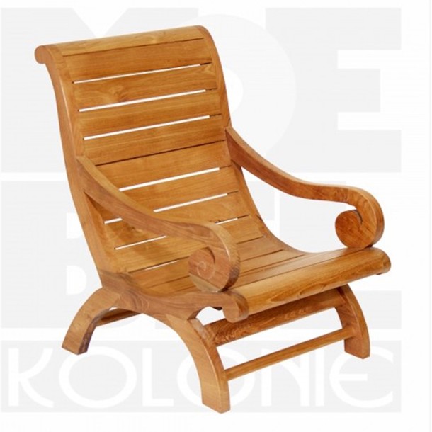 Teak massiv Sessel Schnecke fuer Kinder - tolles Highlight fuer das Kinderzimmer