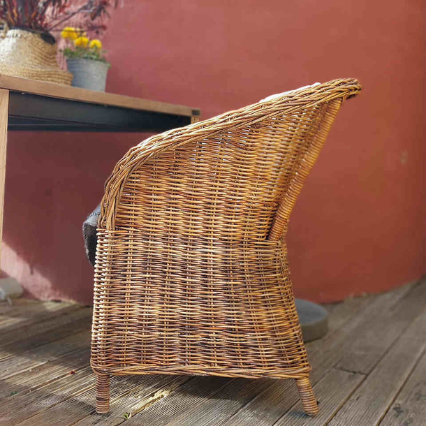 Bequemer Rattan-Sessel Salix