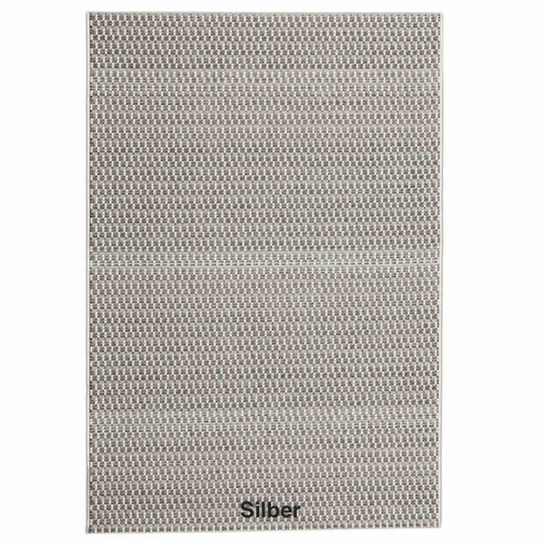 Sienna  Outdoor - Teppich Silber