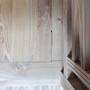 Detail Bild vom Scharnier der Truhen Funktion,