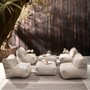 Dotty Pouf,  Sitz Pouf auf Outdoor Teppich Sitz Moebel fuer den Indoor und Outdoor Bereich