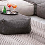 Impressionen Outdoorteppich Ziggy mit Dotty Pouf eckig