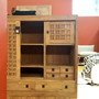 Highboard Macao aus recyceltem Teak massiv