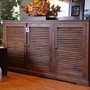 Sideboard Lamelle aus Massivholz Teak