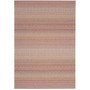 In- und Outdoorteppich Rot-Beige