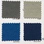 Outdoor Bezugsstoff Dark Grey, Sage, Sea Blue, Navy Blue