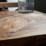 Tisch Patch aus Teak massiv recycelt, vom Schreiner in Handarbeit gefertigt, Manufaktur, MOEBEL KOLONIE Muenchen